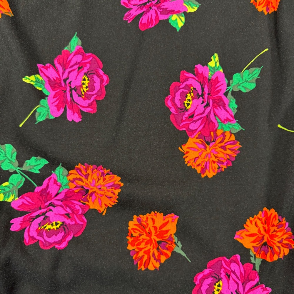 Torrid Black Floral Off Shoulder Smocked Wide Leg Jumpsuit Womens Plus Size 2 2X - Picture 11 of 16